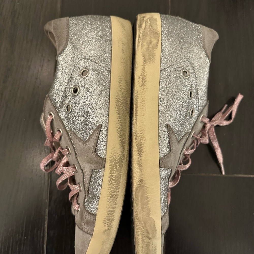 sparkly golden goose size 38